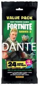 Fortnite TC 3 24 karty + bonus. Wydawca: Panini. Dadada.pl Opakowanie Fortnite TC 3 24 karty + bonus