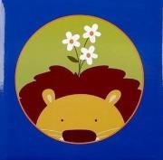 Opakowanie Fotoalbum kieszeniowy klejony niebiski lew