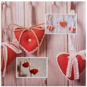 Opakowanie Fotoalbum kieszeniowy szyty czerwone serca