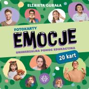 Fotokarty. Emocje. Autor: Gubała Elżbieta. Dadada.pl Okładka książki Fotokarty. Emocje