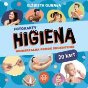 Fotokarty. Higiena. Autor: Gubała Elżbieta. Dadada.pl Okładka książki Fotokarty. Higiena