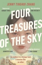 Four Treasures of the Sky. Autor: Zhang Jenny Tinghui. Dadada.pl Okładka książki Four Treasures of the Sky