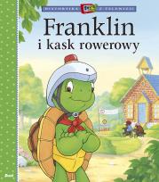 Franklin i kask rowerowy. Autor: Paulette Bourgeois, Patrycja Zarawska. Dadada.pl Okładka książki Franklin i kask rowerowy