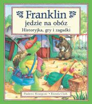 Franklin jedzie na obóz. Autor: Paulette Bourgeois, Patrycja Zarawska. Dadada.pl Okładka książki Franklin jedzie na obóz
