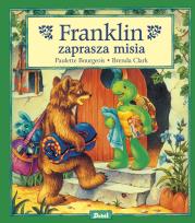 Franklin zaprasza misia. Autor: Paulette Bourgeois, Patrycja Zarawska. Dadada.pl Okładka książki Franklin zaprasza misia