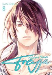 Freyja. Fałszywy książę Tom 8. Autor: Ishihara Keiko. Dadada.pl Okładka książki Freyja. Fałszywy książę Tom 8