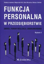 Okładka książki Funkcja personalna w przedsiębiorstwie... w.2
