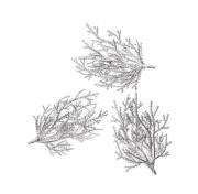 Gałązki srebrne 9cm 3szt. Wydawca: Dalprint. Dadada.pl Opakowanie Gałązki srebrne 9cm 3szt