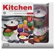 Opakowanie Garnki metalowe 22 elementy