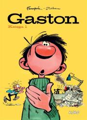 Gaston księga 1. Autor: Franquin Andre. Dadada.pl Okładka książki Gaston księga 1
