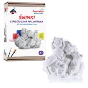 Opakowanie Genialny dzieciak. Malowanka sensoryczna Świnki