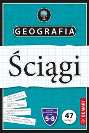 Geografia. Ściągi edukacyjne. Autor: Tomasz Mrozek, Jakub Sypniewski, Wieczorek Marzena. Dadada.pl Okładka książki Geografia. Ściągi edukacyjne