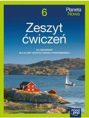Geografia SP 6 Planeta Nowa ćw. 2022 NE. Autor: Skomoroko Kamila. Dadada.pl Okładka książki Geografia SP 6 Planeta Nowa ćw. 2022 NE
