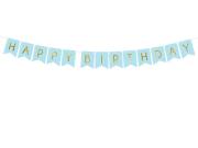 Opakowanie Giranda Happy Birthday jasno niebieska 15x175cm