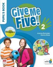 Give Me Five! 2 Pupil's Book+ kod online. Autor: Donna Shaw, Joanne Ramsden. Dadada.pl Okładka książki Give Me Five! 2 Pupil's Book+ kod online