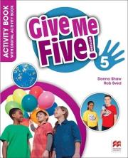 Give Me Five! 5  Activity Book + kod online. Autor: Donna Shaw, Rob Sved. Dadada.pl Okładka książki Give Me Five! 5  Activity Book + kod online