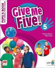 Give Me Five! 5 Pupil's Book+ kod online. Autor: Donna Shaw, Rob Sved. Dadada.pl Okładka książki Give Me Five! 5 Pupil's Book+ kod online