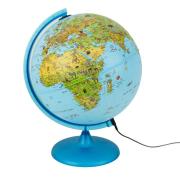 Opakowanie Globus Safari podświetlany ze zwierzętami 30cm