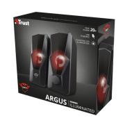 Głośnik TRUST GXT610 ARGUS LED 2.0 SPEAKER SET. Autor: Irena Brignull. Dadada.pl Okładka książki Głośnik TRUST GXT610 ARGUS LED 2.0 SPEAKER SET