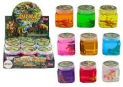 Opakowanie Glutek slime w słoiczku dinozaury 150g MIX