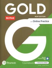 Okładka książki Gold B2 First with Online Practice Coursebook
