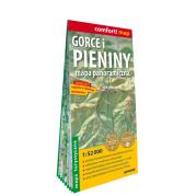 Gorce i Pieniny Mapa panoramiczna laminowana mapa turystyczna 1:52 000. Autor: Opracowanie zbiorowe. Dadada.pl Okładka książki Gorce i Pieniny Mapa panoramiczna laminowana mapa turystyczna 1:52 000
