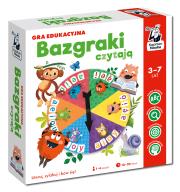 Gra Bazgraki czytają. Autor: Agnieszka Ulatowska, Urbaniak Katarzyna. Dadada.pl Okładka książki Gra Bazgraki czytają