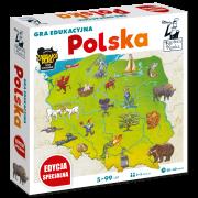 Gra edukacyjna Polska Edycja specjalna 5-99 lat Kapitan Nauka. Autor: Czapczyk Paweł, Hubert Bobrowski, Wójcicki Jarosław. Dadada.pl Okładka książki Gra edukacyjna Polska Edycja specjalna 5-99 lat Kapitan Nauka