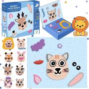 Opakowanie Gra magnetyczna zwierzęce twarze