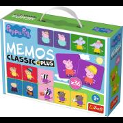 Gra Memos classic&plus Peppa Pig wer. ukraińska 02270. Wydawca: Trefl PAP. Dadada.pl Opakowanie Gra Memos classic&plus Peppa Pig wer. ukraińska 02270