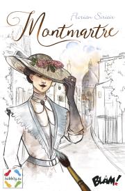 Gra Montmartre. Autor: Florian Sirieix. Dadada.pl Okładka książki Gra Montmartre