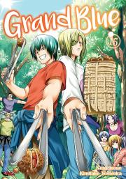 Grand Blue. Tom 15. Autor: Kenji Inoue, Kimitake Yoshioka. Dadada.pl Okładka książki Grand Blue. Tom 15