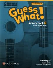 Guess What! British English Level 6 Activity Book with Digital Pack Updated. Autor: Susan Rivers. Dadada.pl Okładka książki Guess What! British English Level 6 Activity Book with Digital Pack Updated