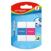 Gumka do ścierania dwukolorowa 2szt MIX. Wydawca: Keyroad. Dadada.pl Opakowanie Gumka do ścierania dwukolorowa 2szt MIX