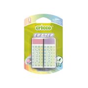 Gumka do ścierania pastel 2szt CRICCO. Wydawca: Cricco. Dadada.pl Opakowanie Gumka do ścierania pastel 2szt CRICCO