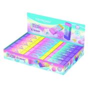 Opakowanie Gumka do ścierania pastel tęczowa 50x19mm (30szt)