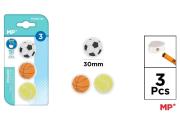 Opakowanie Gumka do ścierania - piłki 3szt