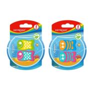 Opakowanie Gumka Funny Fish 2szt MIX