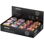 Gumka okrągła Color Block (36szt). Wydawca: Berlingo. Dadada.pl Opakowanie Gumka okrągła Color Block (36szt)