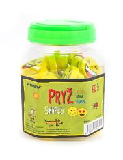 Opakowanie Gumka Shapes emotikonka (60szt)