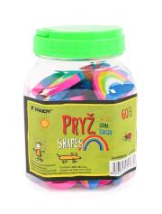 Gumka Shapes tęcza (60szt). Wydawca: Fandy. Dadada.pl Opakowanie Gumka Shapes tęcza (60szt)