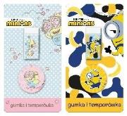 Opakowanie Gumka + temperówka na blistrze Minionki