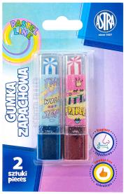 Opakowanie Gumka w kształcie szminki Astra blister 2 sztuki