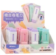 Opakowanie Gumka wysuwana + temperówka Pastel (12szt)