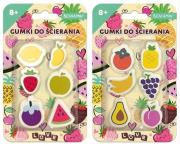 Opakowanie Gumki do ścierania 6szt owoce