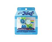 Opakowanie Gumki na ołówek pachnące owocami Jagoda 4szt