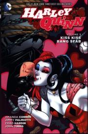 Harley Quinn Vol 3 : Kiss Kiss Bang Stab. Autor: Amanda Conner. Dadada.pl Okładka książki Harley Quinn Vol 3 : Kiss Kiss Bang Stab