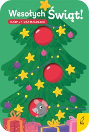 Okładka książki Harmonijka maluszka Wesołych świąt!