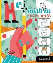 Hej, mistrzu rysowania! Zwierzaki. Autor:   Praca zbiorowa. Dadada.pl Okładka książki Hej, mistrzu rysowania! Zwierzaki