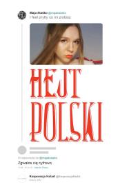 Hejt polski. Autor: Staśko Maja. Dadada.pl Okładka książki Hejt polski